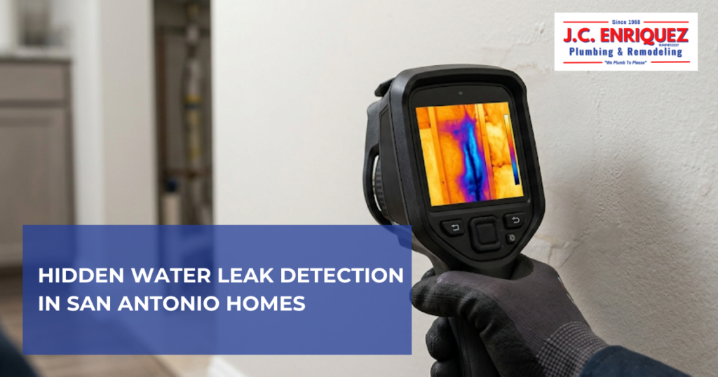 Water leaking from a San Antonio Home