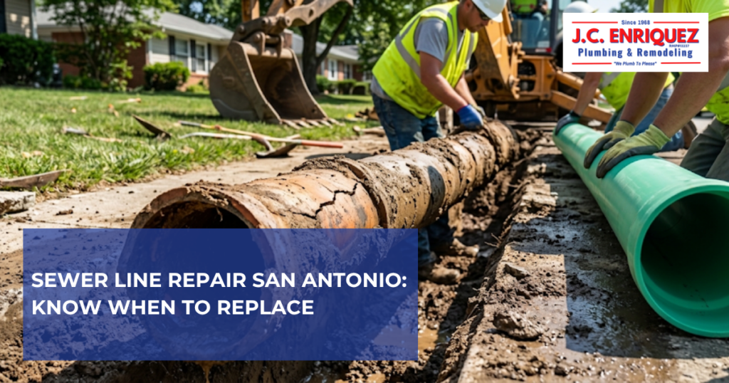 Sewer Line Repair San Antonio: Know When to Replace